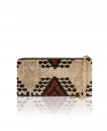 Шелковая (Бахмаль) ключница Petit (S) OCULI TERAE! (Глаза земли!) Key_OCULI TERAE!/S